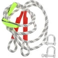 thumbnail image 1 of Leodye 1PCS Heavy-duty Car Tow Rope Kit - Emergency Towing Strap with Hooks , Marine & Vehicle Use -157.5IN, 1 of 2