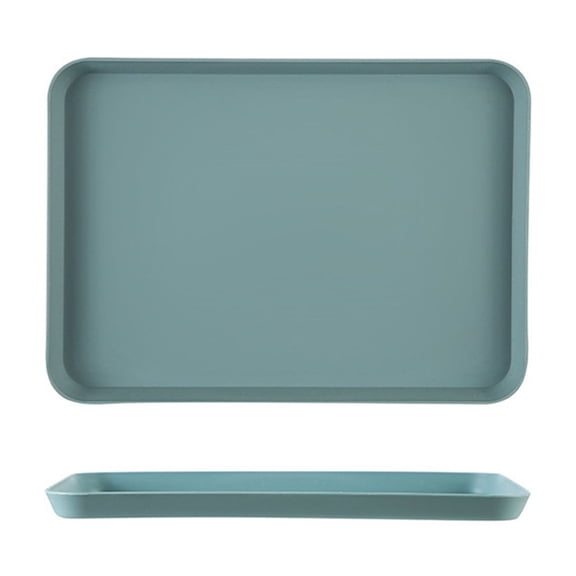 Leodye 1PCS Household Baking & Fruit Tray - Multi-purpose Plate for Snacks, Tea Cups & Spring Festival Use -12.59x9.44x0.78in