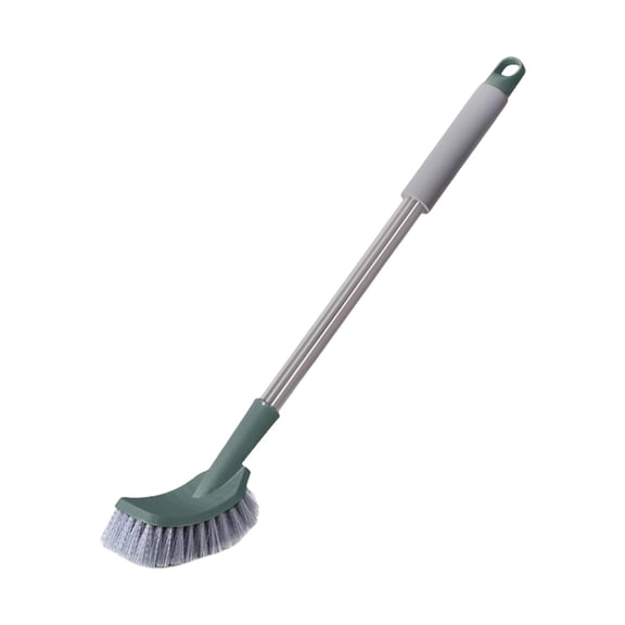 Leodye 1PCS Household Long Handle Toilet Brush Soft Bristle No Dead Angle Cleaning Tool for Toilet Hygiene -19.7x2.36in