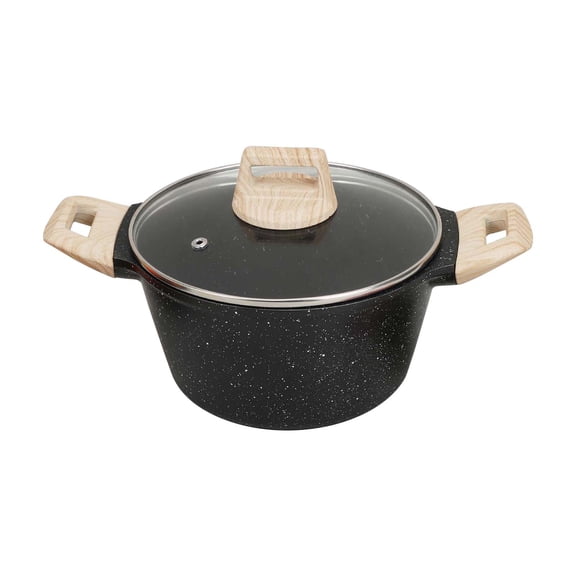 Leodye 1PCS Household Thickened Soup Pot & Stew Pot, Large Capacity Cooking Pot, Universal Heat Resistant Stockpot Compatible with All Stovetops -9.45*4.13IN
