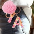 thumbnail image 1 of Leodye 1PCS Initial Letter Keychain - Personalized Letter-Shaped Keychain for Keys & Bag Decoration, 1 of 5