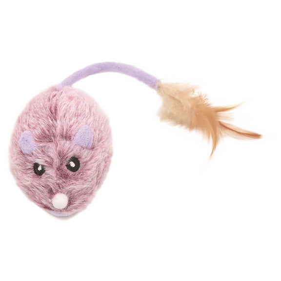 Leodye 1PCS Interactive Mouse Teaser Toy, Self-entertainment Plaything, Exercise Toy for Indoors