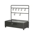 thumbnail image 1 of Leodye 1PCS Iron Jewelry Rack Organizer Desktop Trinket Display Stand Hangable Shelf for Earrings Necklaces and Small Accessories -9.4x5.5x12.4in, 1 of 6