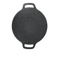 thumbnail image 1 of Leodye 1PCS Iron Multi-Griddle BBQ Pan Shape Handle Electromagnetic Heating No Burning Kitchen Grilling Cookware -9.45IN, 1 of 9