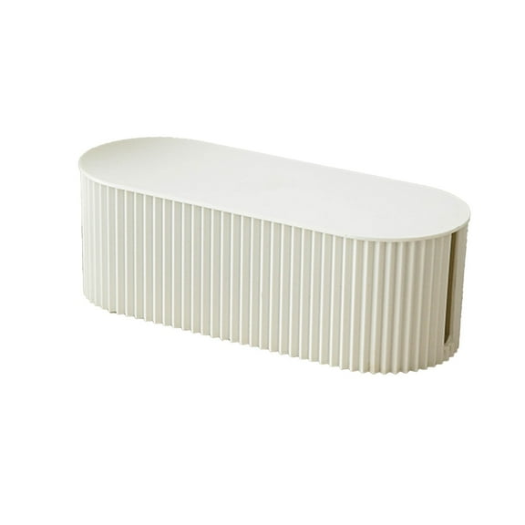 Leodye 1PCS Kitchen Appliances Plug Board Storage Box Cord Organizer Power Cable Management Box for Router Socket and Wire Storage -12.99x5.11x4.33in