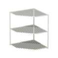 thumbnail image 1 of Leodye 1PCS Kitchen Corner Pot Storage Rack Layered Design Sturdy Under-sink Cabinet Pot Pan Organizer Shelf -13.4x9.44in, 1 of 8