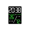 thumbnail image 1 of Leodye 1PCS LED Screen Multifunctional Digital Clock Displays Date Week Temperature Humidity with Dual Alarms and Adjustable Brightness -4.72*3.54*0.98in, 1 of 6