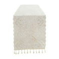 thumbnail image 1 of Leodye 1PCS Lace Tassel Table Runner Elegant Decorative Home Dining Room Sideboard Shoe Cabinet Cover Cloth -39.37x11.81in, 1 of 6