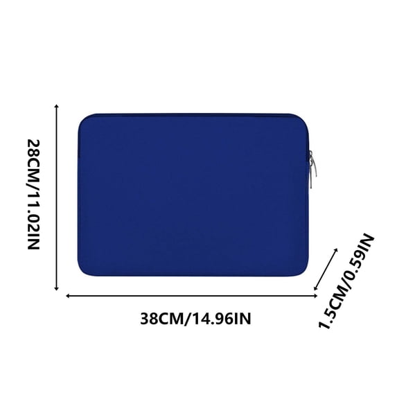 Leodye 1PCS Laptop Sleeve - Soft Lining Padded Zipper Cover, Compatible with Most Laptops -14IN