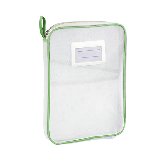 Leodye 1PCS Large Capacity A4 Transparent File Bag, Thick Multi-Layer Storage Bag, Subject Classification Homework Test Paper Organizer -12.6in × 9.06in × 1.38in