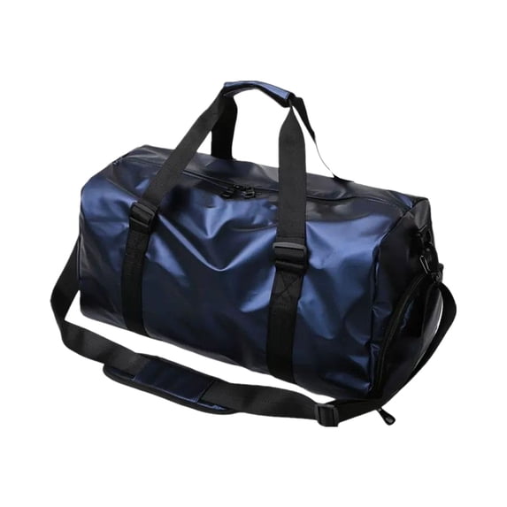 Leodye 1PCS Large Capacity Gym Duffle Bag, Dry Wet Separation Design, Independent Shoe Compartment, for Travel Swim Workout -17.7x9.1in
