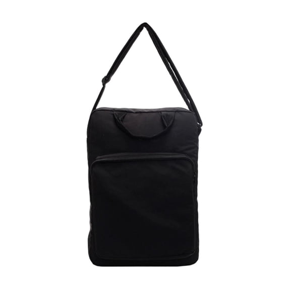 Leodye 1PCS Large Capacity Nylon Tablet Bag, Multi-pocket Storage Design, Student Commute Crossbody Shoulder Handbag for Daily Use -10.24 .35 x 3.15 inches