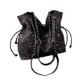 thumbnail image 1 of Leodye 1PCS Large Capacity Star Pattern Cloth Shoulder Bag, Casual Multipurpose Handbag for Daily Shopping and Travel -11.81x3.94x11.02in, 1 of 6