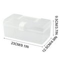 thumbnail image 1 of Leodye 1PCS Large Medication Safe Lock Box Food-grade Kitchen Refrigerator Food Storage Container -9.1*4.9*3.7IN, 1 of 3