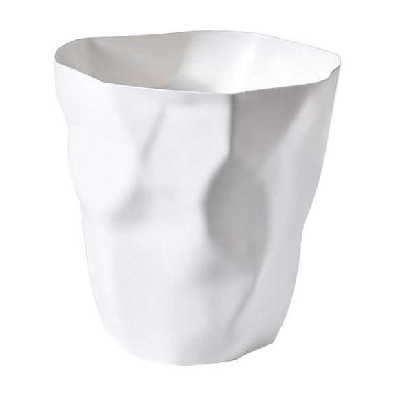 Leodye 1PCS Large-capacity Round Thickened Household Trash Can Durable Sturdy Home Living Room Kitchen Bathroom Waste Bin -9.84x9.65x9.65in