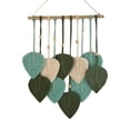 thumbnail image 1 of Leodye 1PCS Leaf Macrame Wall Hanging Tapestry, Hand Woven Wall Art Decor for Bedroom and Living Room Interior -15.7*26.7IN, 1 of 7