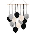 thumbnail image 1 of Leodye 1PCS Leaf Macrame Wall Hanging Tapestry, Hand Woven Wall Art Decor for Bedroom and Living Room Interior -15.7*26.7IN, 1 of 7