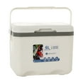 thumbnail image 1 of Leodye 1PCS Leak-proof Hard Cooler Insulated Box Ice Retention for 3 Days Portable Outdoor Beach Camping Tailgating Sports Cooler -10.62x7.08x9.05in, 1 of 6