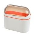 thumbnail image 1 of Leodye 1PCS Lidded Tabletop Trash Can Compact Sturdy Home/Bathroom/office Vanity/Coffee Table Small Waste Bin -8.07x4.02x7.48in, 1 of 6