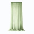 thumbnail image 1 of Leodye 1PCS Lightweight Sheer Mesh Curtain Panel Sun Shade Light Filtering Drape for Patio, Porch and Indoor Window Privacy Protection and Home Decoration -118×29.5×0.39in, 1 of 7