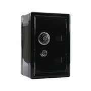 Leodye 1PCS Locker Safe with Key and Digit Lock Mini Password Cash Money Box for Boys and Girls -4.47*3.39*7.1IN