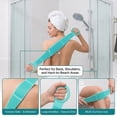 thumbnail image 1 of Leodye 1PCS Long Silicone Back Exfoliating Body Brush with Loop Handles, Deep Cleansing Shower Tool for Full Body Scrubbing and Foaming -26.85IN, 1 of 5