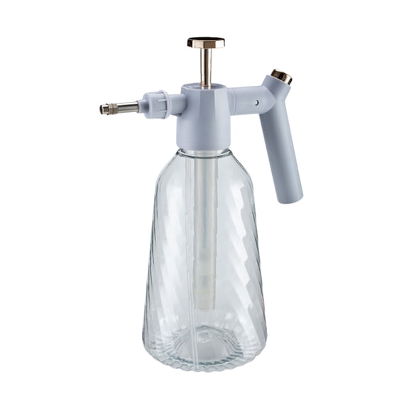 Leodye 1PCS Manual Pneumatic Gardening Watering Can Multi Purpose Spray Pot for Household Flower Plant Watering Daily Garden Care -4.53x12.2in