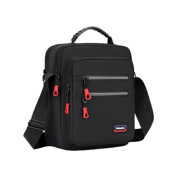Leodye 1PCS Men鈥檚 Canvas Chest Bag - Multifunctional Crossbody Rucksack, for Leisure/Sports/Travel -9.84x7.87x3.54in