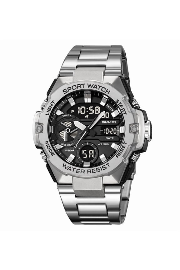 1PCS Men’s Waterproof Luminous Digital Sports Watch Durable Multi-functional Outdoor Hiking Camping Running Swimming Watch