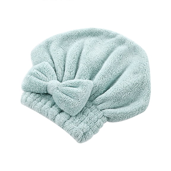 Leodye 1PCS Microfiber Hair Turban - Quick-dry Wrapped Towel, Bathing Essential -9.84×10.24IN