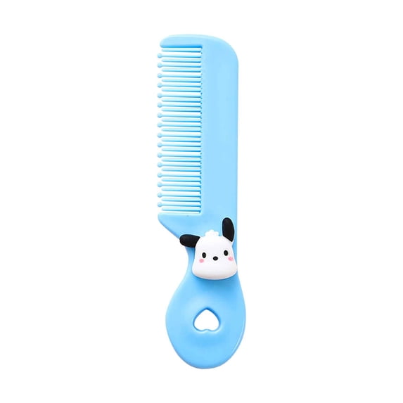 Leodye 1PCS Mini Comb Candy Color Brush Home Travel Scalp Friendly Round Tooth Cute Portable Hair Styling Tool -4.53in