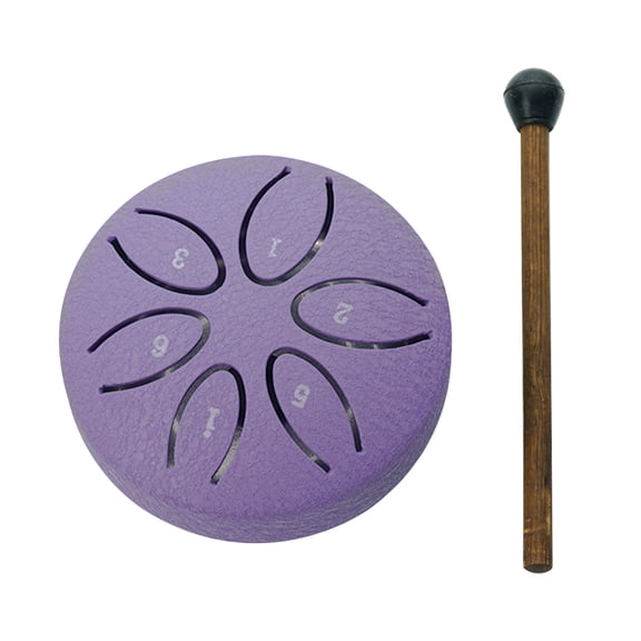Leodye 1PCS Mini Ethereal Drum - Handpan Worry-relief Instrument, for Adults, Yoga/Entertainment Gift -3IN