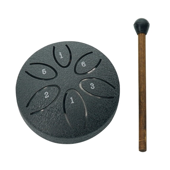 Leodye 1PCS Mini Ethereal Drum - Handpan Worry-relief Instrument, for Adults, Yoga/Entertainment Gift -3IN