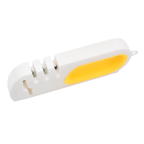 Leodye 1PCS Mini Four In One Portable Knife Sharpener Household Fast Sharpener for Kitchen Tools -8.7x2.5in
