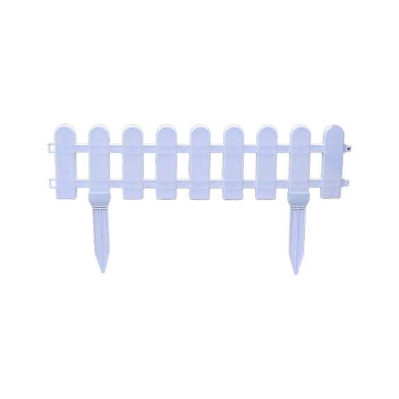 Leodye 1PCS Mini Garden Fence Small Yard Fence Decorative & Practical Home Garden Yard Border Fence Panel -19.68x5.1x1.72in
