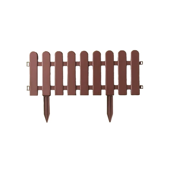 Leodye 1PCS Mini Garden Yard Fence Sturdy Decorative Home Outdoor Flower Bed Plant Protection Small Fence -19.69*7.87*4.72in