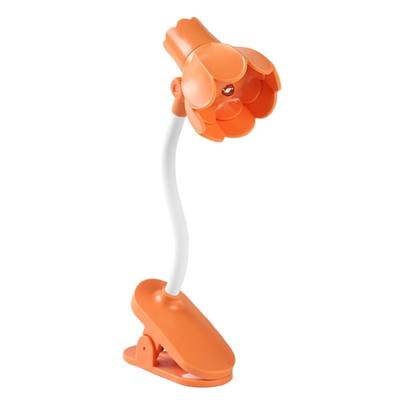 Leodye 1PCS Mini LED Desk Lamp - Folding Portable with Magnetic Suction & Clip, Warm Light Eye Protection for Reading -5.91*1.18IN