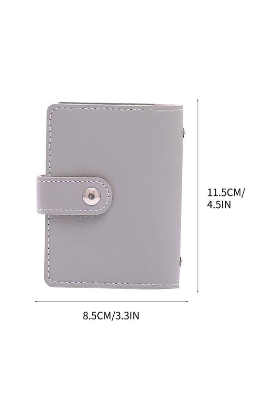 1PCS Mini Savings Binder - Pocket Money Manager with Bank/Credit Card Storage, Portable -4.5*3.5 inch