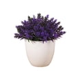 thumbnail image 1 of Leodye 1PCS Mini Simulated Green Bonsai Potted Plant Artificial Desktop Ornament Natural Style Faux Flower Decor for office Bedroom Table Layout -6.3x6.3x6.3in, 1 of 6