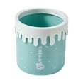 thumbnail image 1 of Leodye 1PCS Mini Trash Can with Lid - Removable Small Garbage Can, Tiny Plastic Trash Bin, Pop Up Countertop Wastebasket, Counter Garbage Lint Bin for Bathroom,office-5.51x5.39x5.39in, 1 of 6