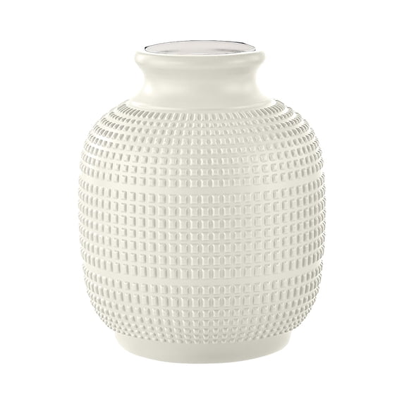 Leodye 1PCS Modern European Vase - Decorative for Living Room, Dining Table & TV Cabinet, Holds Dry/Fresh Flowers