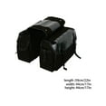 thumbnail image 1 of Leodye 1PCS Motorcycle Saddle Bags - Side Storage Luggage for Tools, Cycling/Riding Accessory -13 * 17 inches, 1 of 6