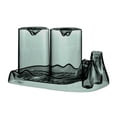 thumbnail image 1 of Leodye 1PCS Mouthwash Cup Toothbrush Holder Set Compact Sturdy Home Bathroom Toilet Wash Table Storage Rack -7.87 × 5.12 × 3.94 in, 1 of 3