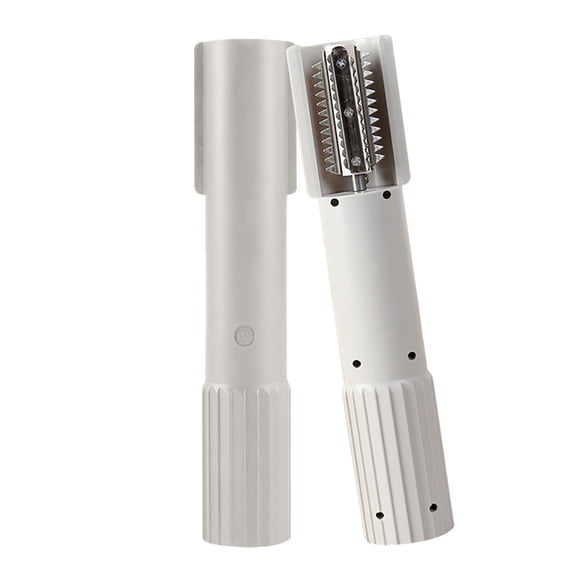 Leodye 1PCS Multi Functional Handheld Grater Serrated Rotating Home Kitchen Roller Design Coconut Grinder Fish Scaler Peeler Shredder Kitchen Gadget -9.65*1.77IN
