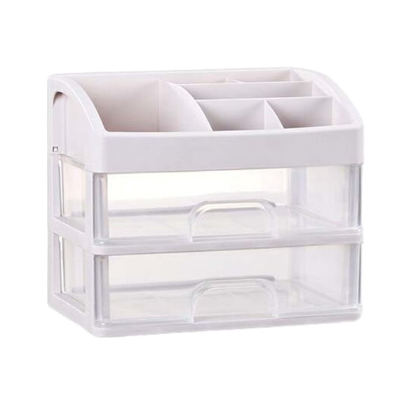 Leodye 1PCS Multi-layer Desktop Cosmetic Storage Rack - Bathroom & Dormitory Organizer Shelf -9.25x6.69x7.87in