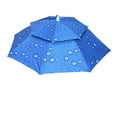 thumbnail image 1 of Leodye 1PCS Multicolor Outdoor Foldable Double Umbrella Hat - Sun & Rain Protection for Camping, Fishing & Outdoor Activities -30IN, 1 of 3