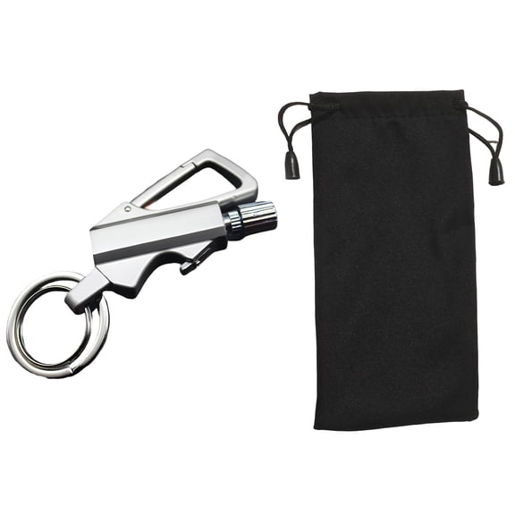 Leodye 1PCS Multifunctional Kerosene Lighter Keychain 6ml Liquid & Bottle Opener Design Outdoor Portable -Includes: Lighter ×1, Storage Bag ×1