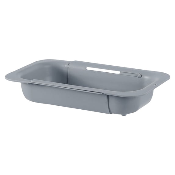 Leodye 1PCS Multifunctional Retractable Drain Basket Adjustable Over Sink Colander Strainer for Kitchen Fruit Vegetable -7.87*18.9*2.56IN