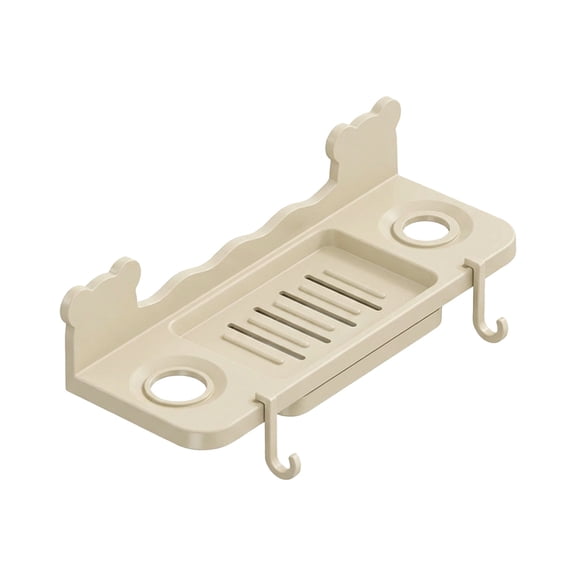 Leodye 1PCS No Drill Wall Mounted Shampoo Conditioner and Soap Holder for Bathroom Kitchen and Toilet -9.84x 3.7x 2.12in