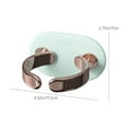 thumbnail image 1 of Leodye 1PCS No-drill Wall-mounted Hair Dryer Holder - Adjustable Storage Rack for Bathroom -4.5*2.7IN, 1 of 6